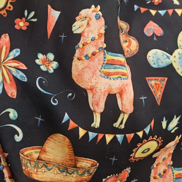 Alpaca Pattern Dress - Picture 3 of 4